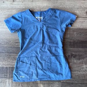 Greys Anatomy: blue scrub top